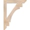 Ekena Millwork Merced Slat Smooth Bracket, Douglas Fir, 3 1/2"W x 26"D x 34"H BKT04X26X34MRC06SDF - alternate 2